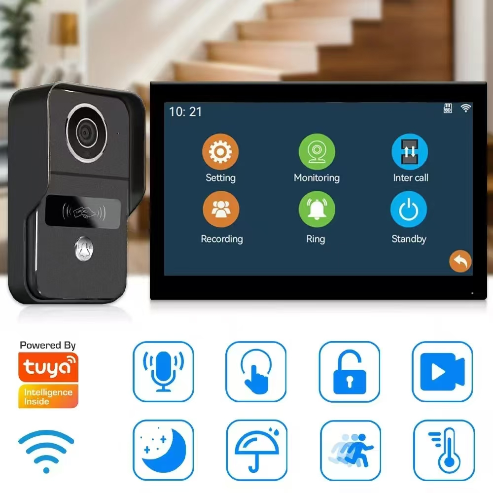 Wifi Doorbell Camera - Téléphone de porte vidéo télécommandé Tuya