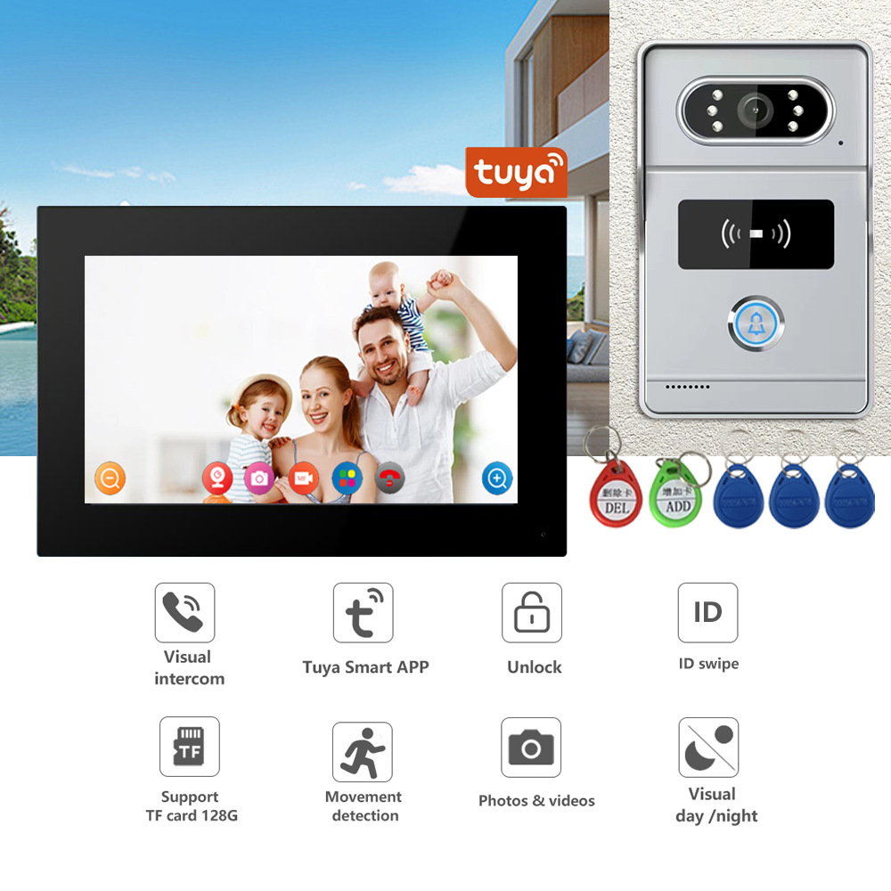 Wifi Doorbell Camera - 2MP 1080P Tuya APP IR Vision