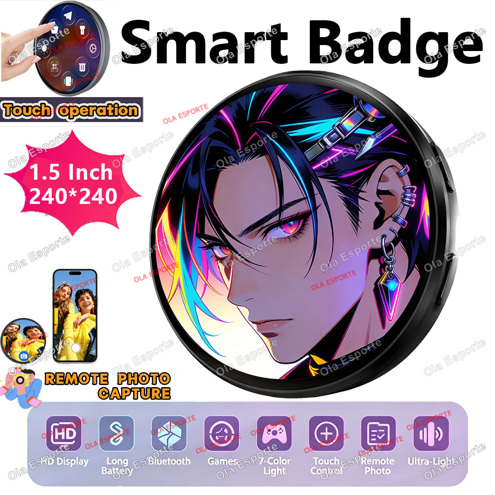 Smart Home Icon - Badge électronique dynamique Anime HD avec