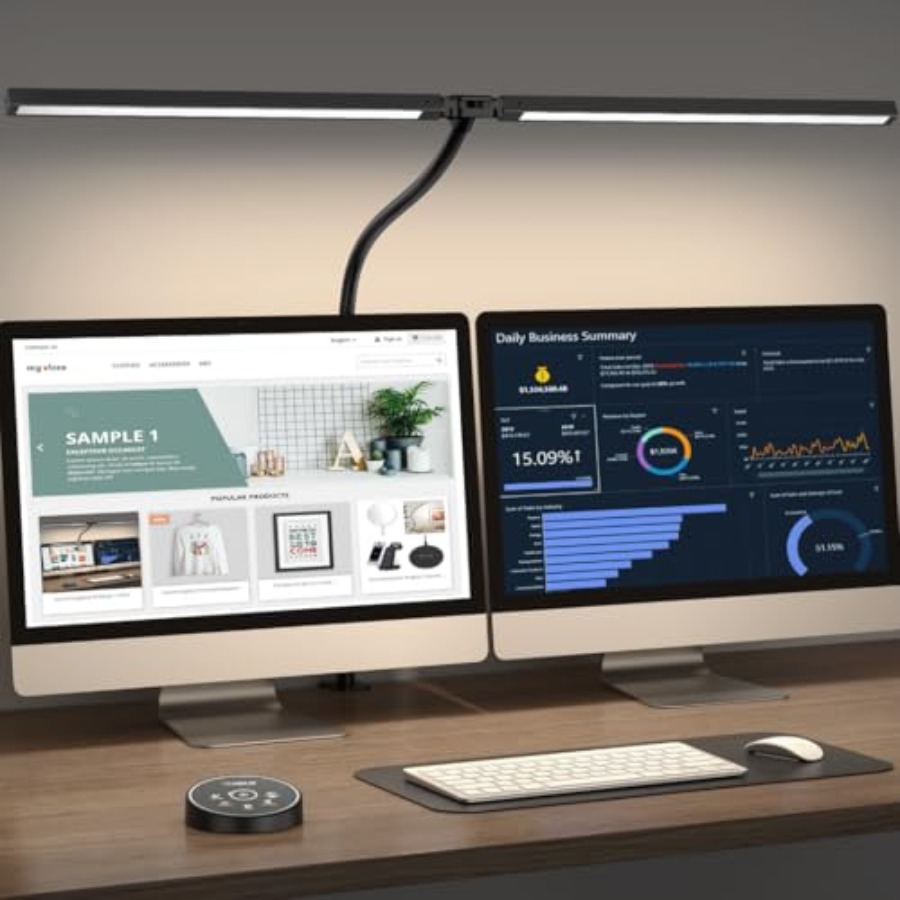 Smart Home Monitor - Lampe de bureau LED pour le