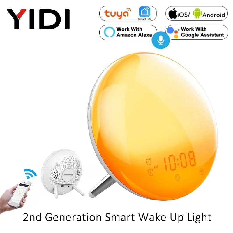 Wifi Led Dimmer - Réveil lumineux sans fil avec télécommande,