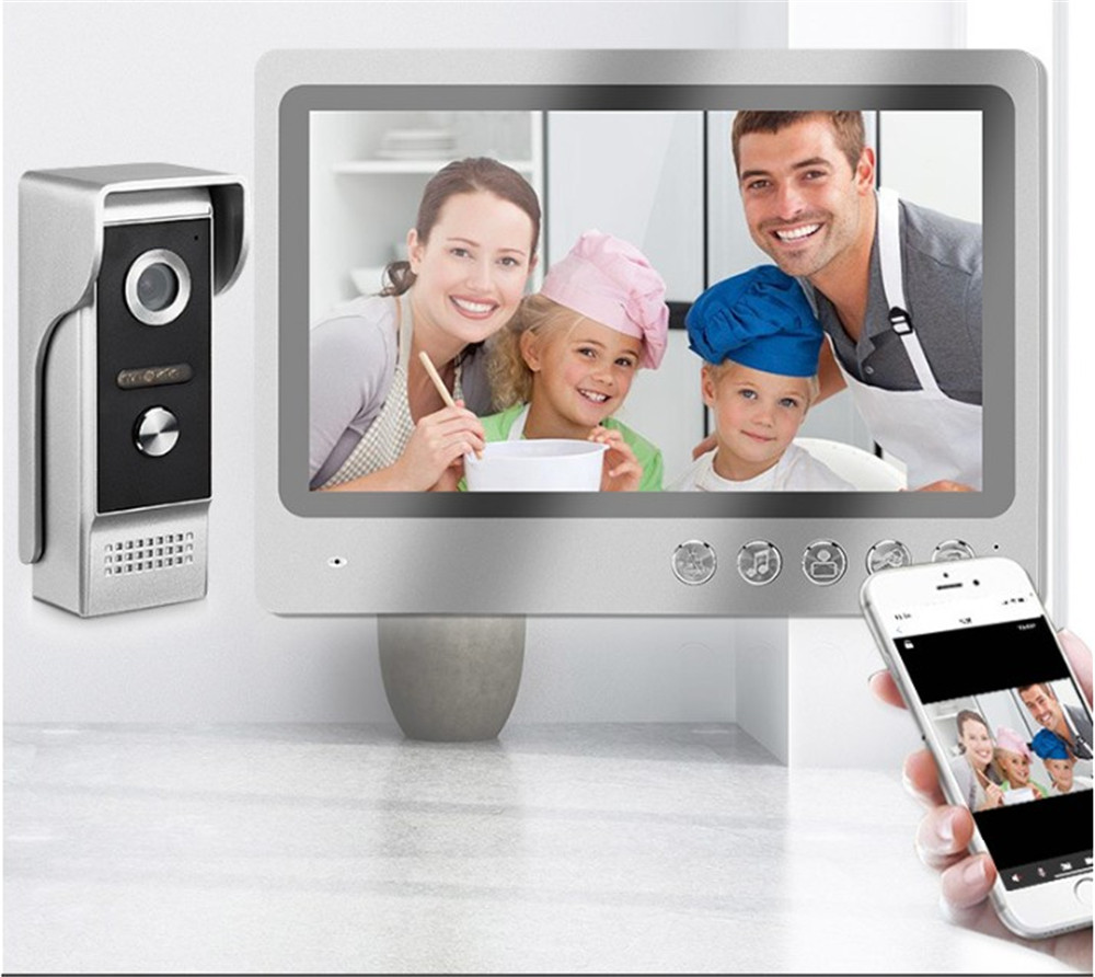 Wifi Doorbell Camera - Interphone vidéo filaire Wi-Fi avec écran