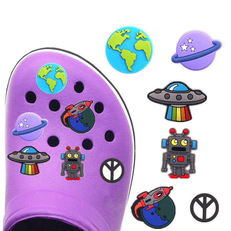 Smart Home Icon - Breloques de chaussures en PVC, accessoires