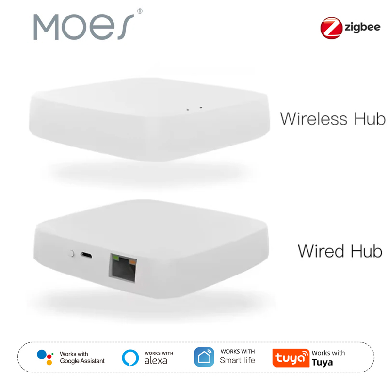 Smart Home Living - Moes Tuya ZigBee 3.0 Hub passerelle