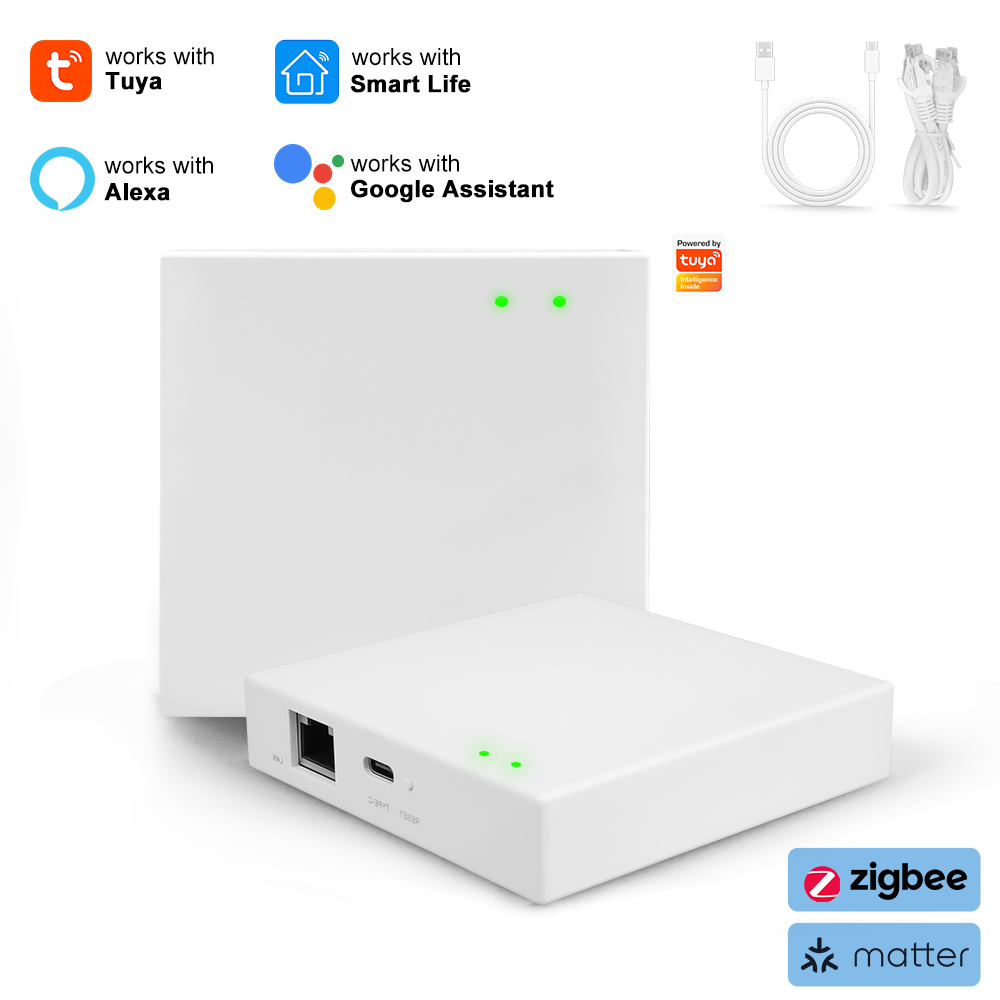 Smart Home Offline System - Passerelle filaire Tuya Zigbee Matter, Hub