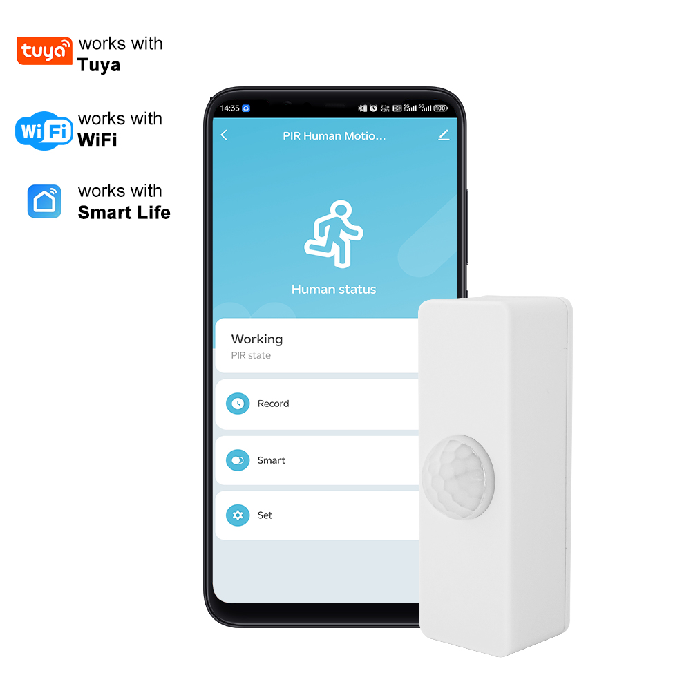 Smart Home Ir - Détecteur de mouvement PIR intelligent Tuya,