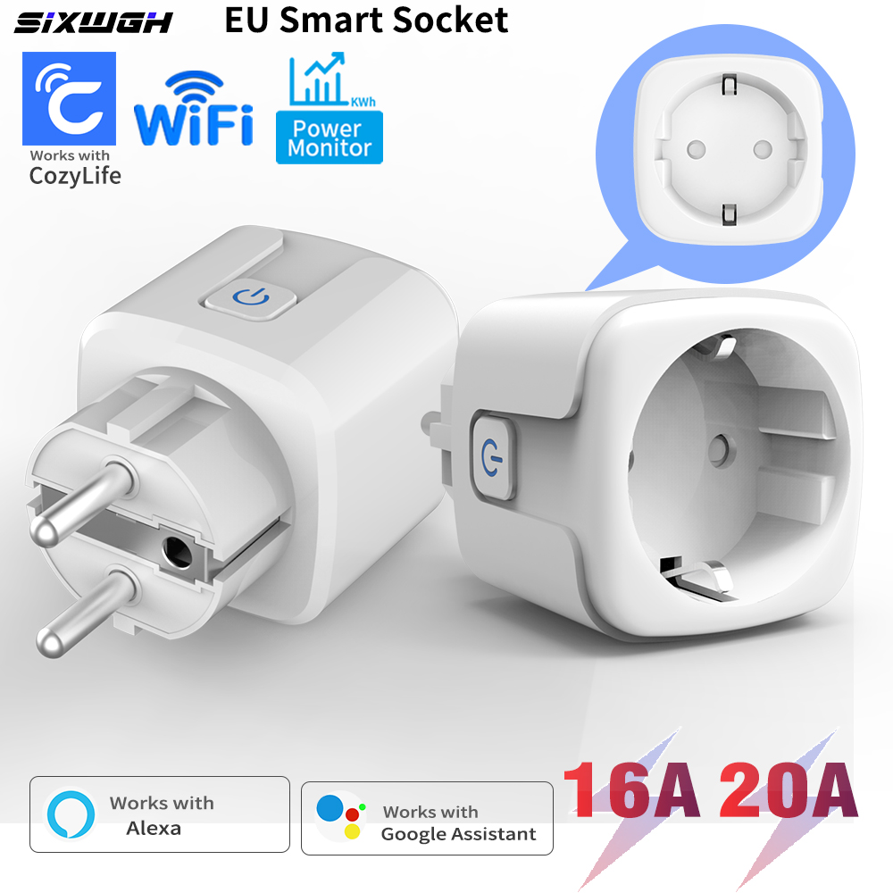 Smart Home Energy App - Prise intelligente WiFi 20A/16A EU FR