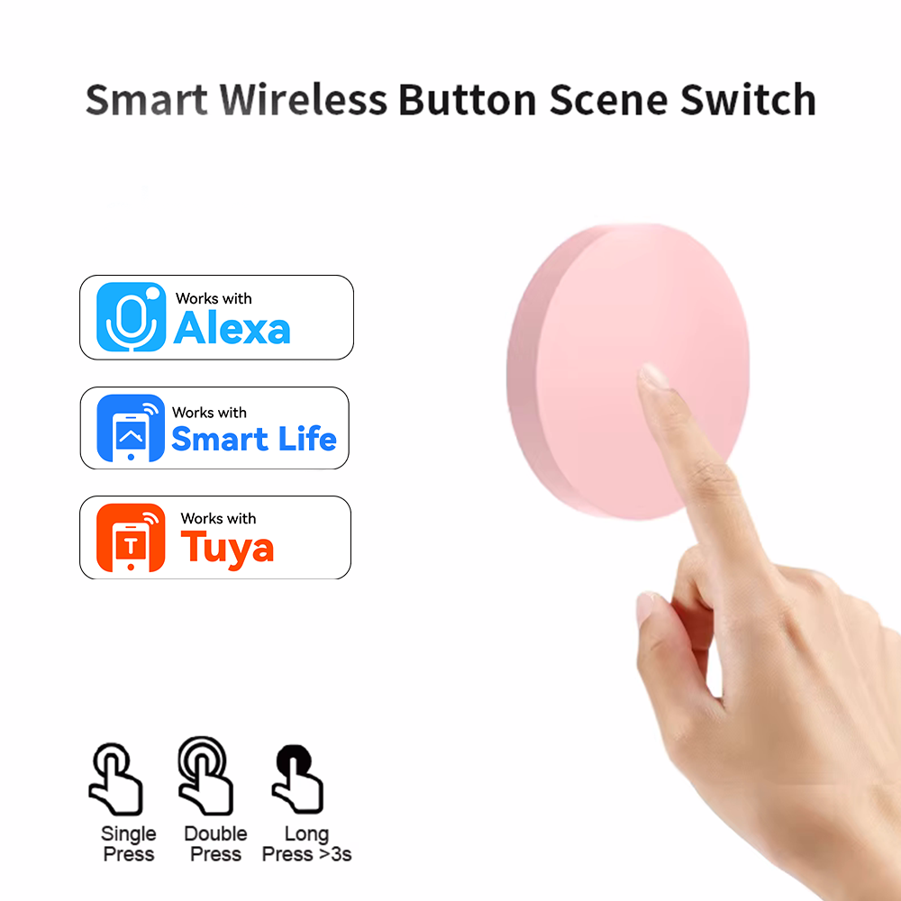 Smart Home Setup - Bouton intelligent sans fil ZigBee pour