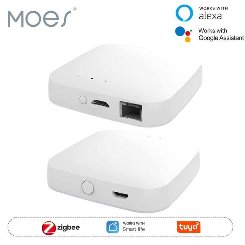 Smart Home Living - MOES Tuya ZigBee3.0 Hub intelligent, pont