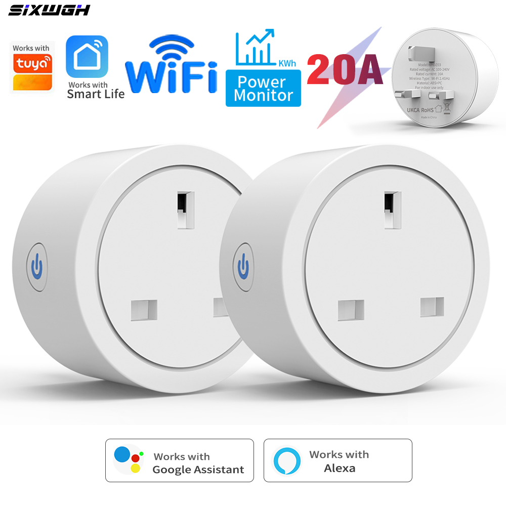 Smart Home Energy App - Prise intelligente WiFi Tuya 20A avec