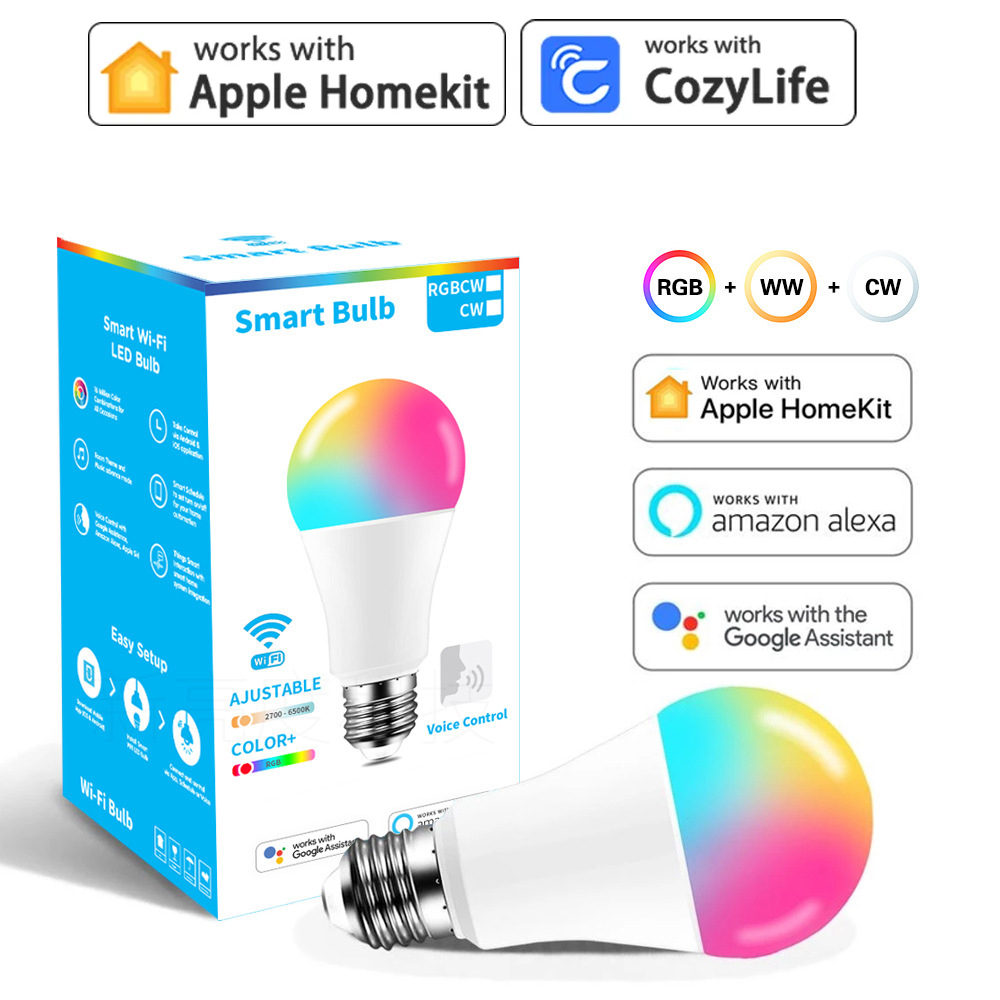 Wifi Led Dimmer - 9W WiFi Homekit lampe E27 LED