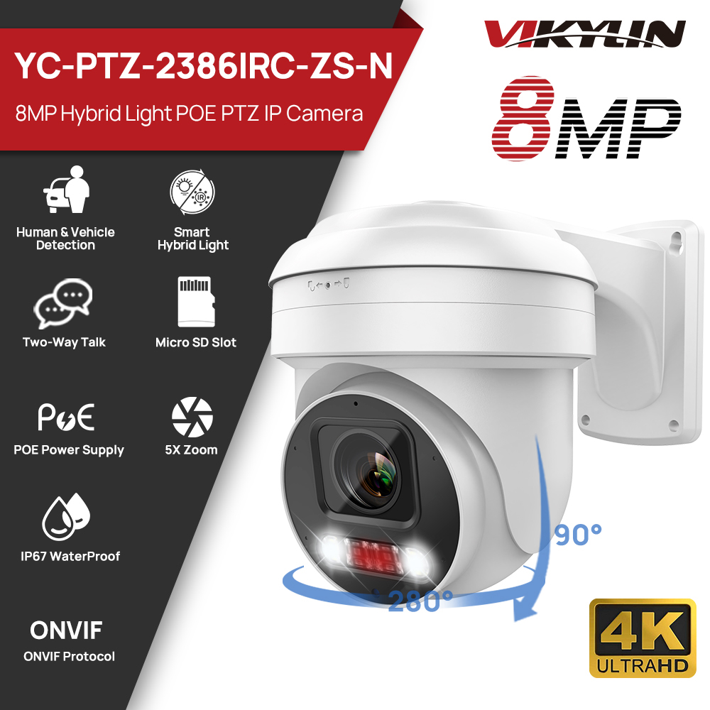 Smart Home Microsoft - Caméra de sécurité IP Vikylin PTZ
