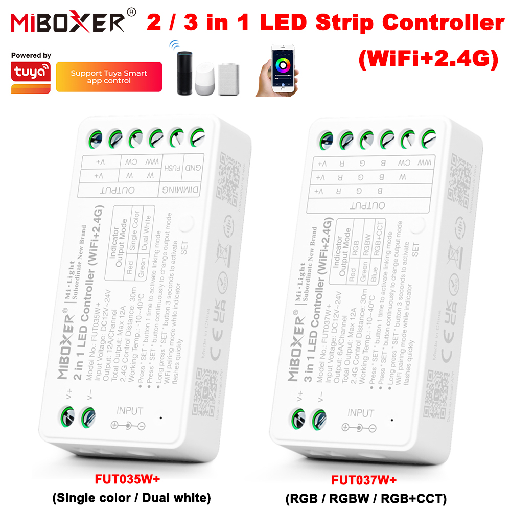 Wifi Led Dimmer - Miboxer FUT035W + 2In1 FUT037W +