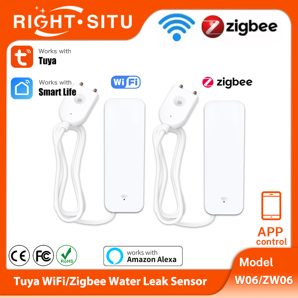 Wifi Water Sensor - Tuya WiFi Zigbee capteur d'eau détecteur