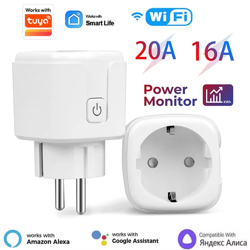 Smart Home Energy App - Prise intelligente Wifi 20A EU, commande