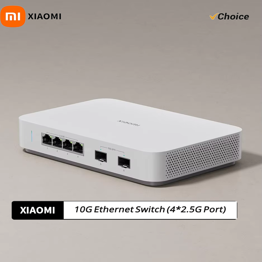 Smart Home Hub 2 - NOUVEAU Commutateur Ethernet Xiaomi 10G 4×2.5G+2×10GMbps