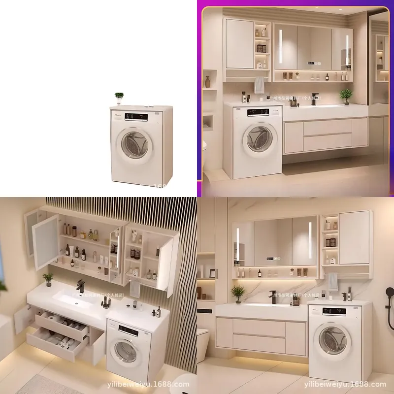 Smart Home Laundry - Meuble de salle de bain et