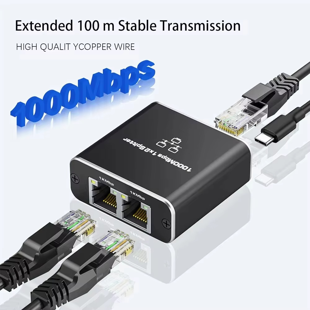 Smart Home Hub 2 - Répartiteur de réseau 1000Mbps Hub 1