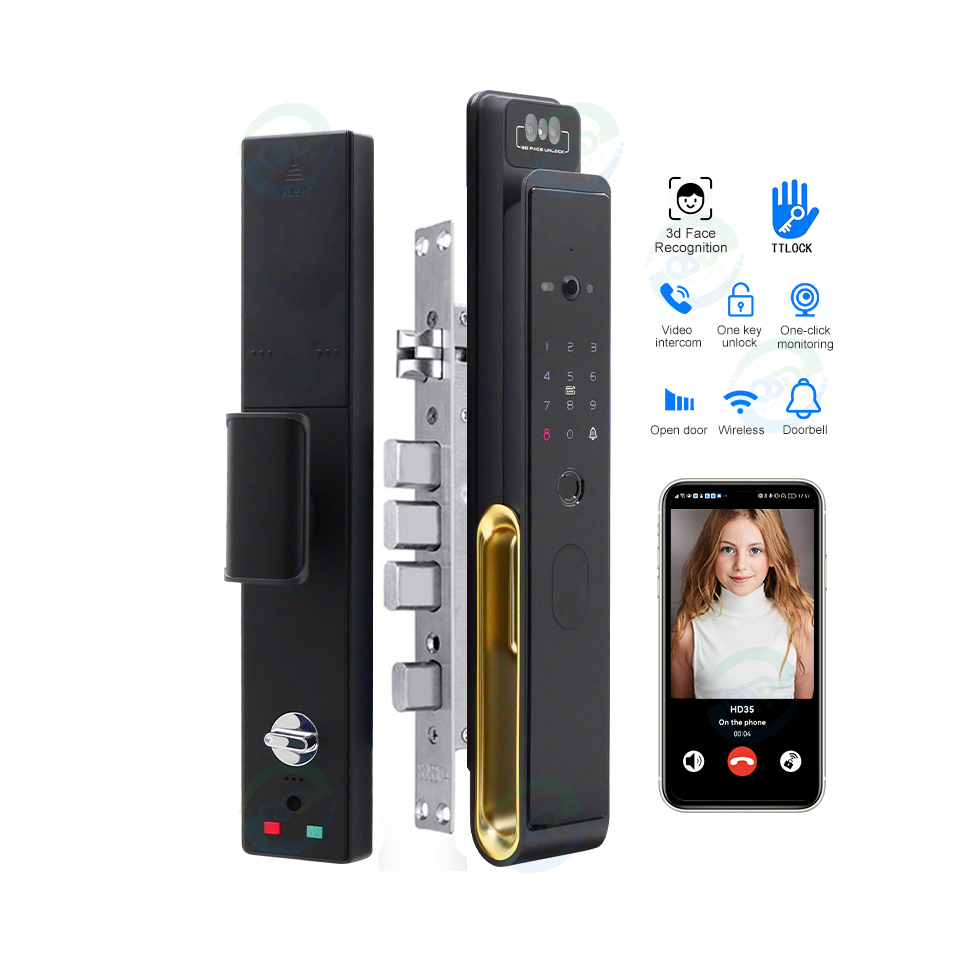 Wifi Doorbell Camera - Interphone vidéo WiFi, serrure de porte