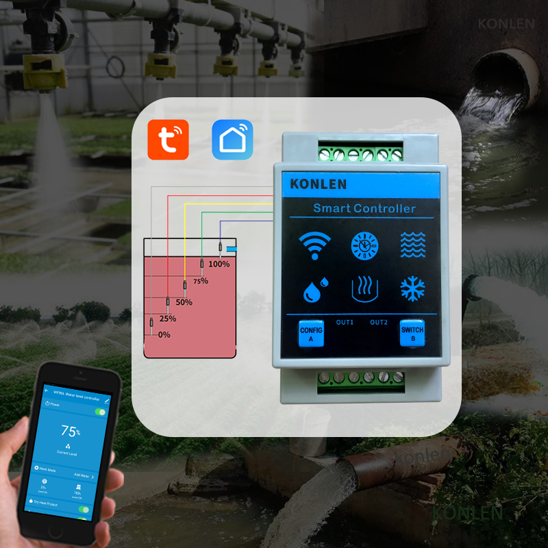 KONLEN Tuya capteur de niveau  - Wifi Water Sensor avis et prix