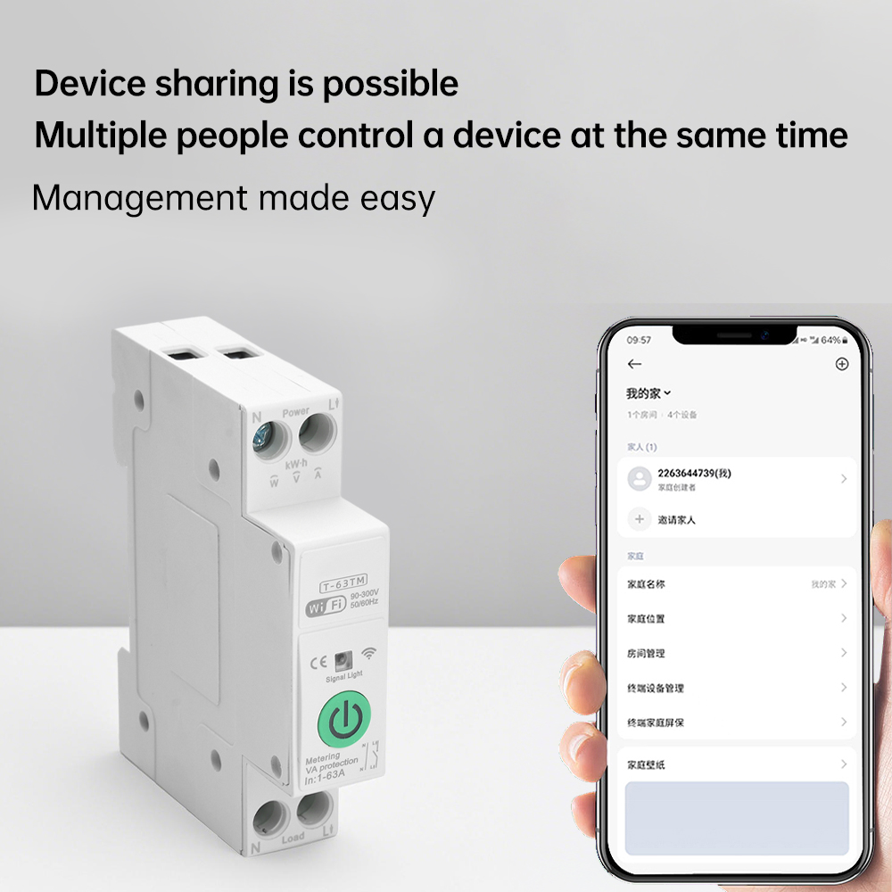 Disjoncteur intelligent WIFI a - Smart Home Energy App avis et prix