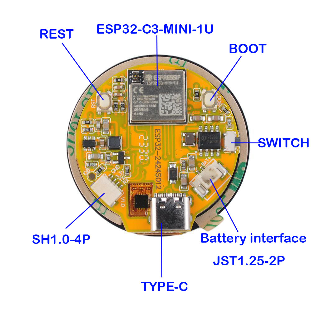Écran tactile ESP32 1.28 pouce - Smart Home Monitor avis et prix