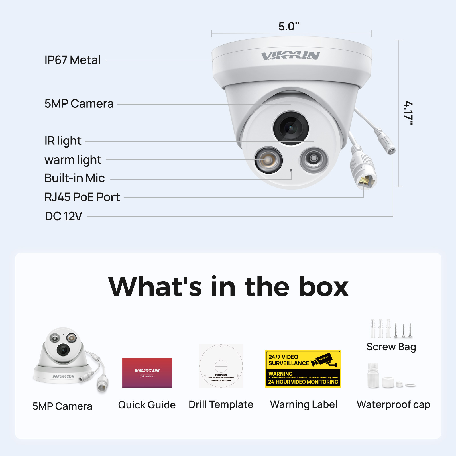 Caméra IP intelligente VIKYLIN - Smart Home Microsoft avis et prix