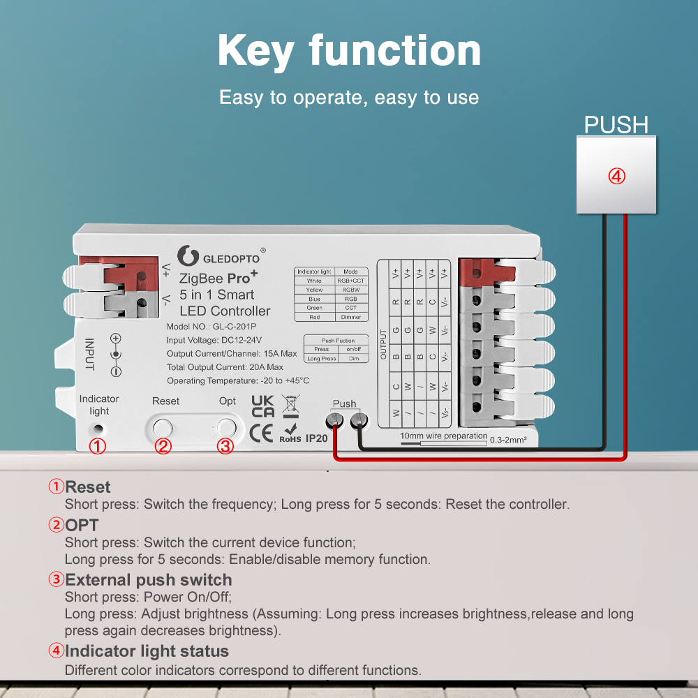 GLEDOPTO Zigbee 3.0 contrôleur - Smart Home Hub 2 avis et prix