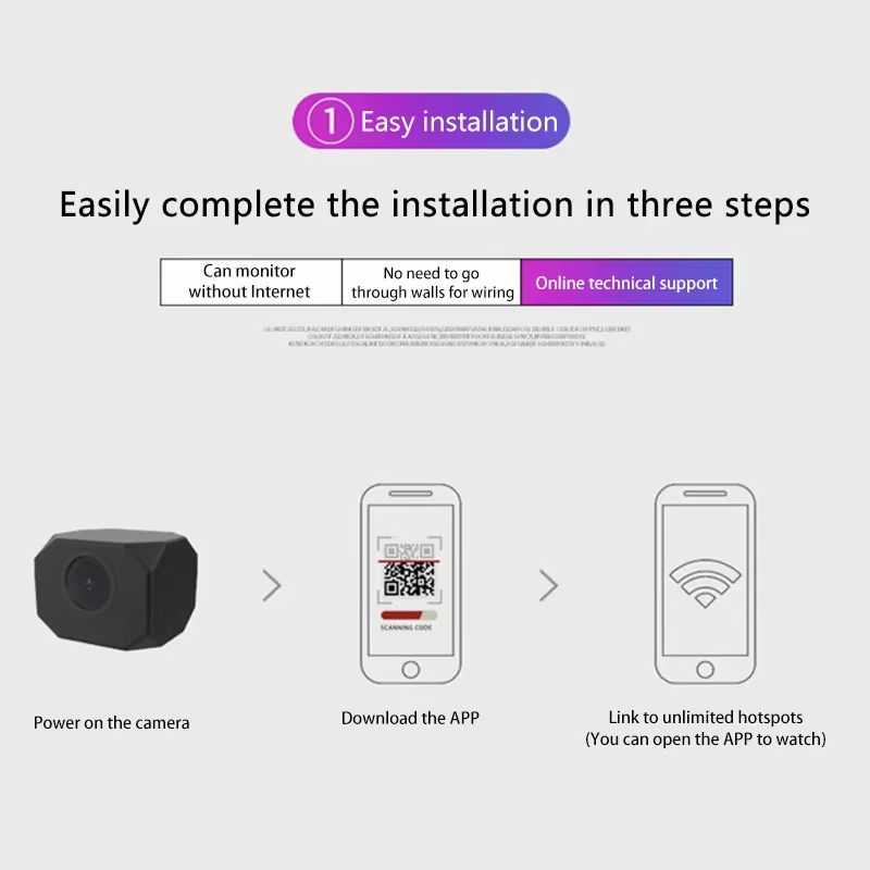 Caméra de sécurité WiFi HD 4K  - Smart Home Monitor avis et prix