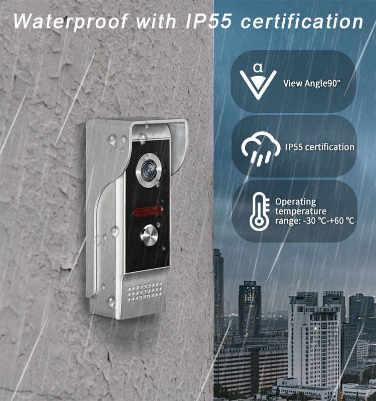Interphone vidéo filaire Wi-Fi - Wifi Doorbell Camera avis et prix