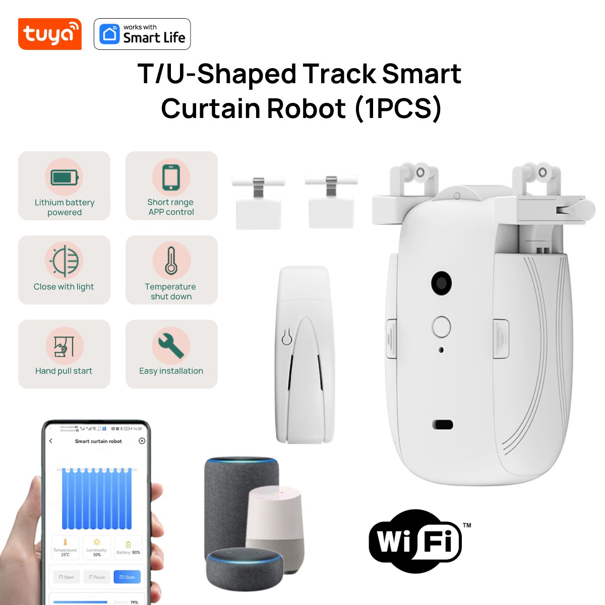 Tuya-Robot rideau WiFi intelli - Smart Home Living avis et prix