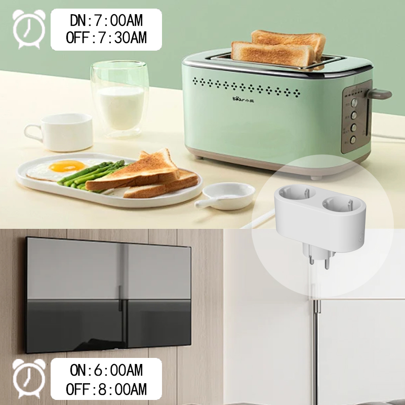 XFOX Tuya 4 prises Wi-Fi doubl - Smart Home Energy avis et prix