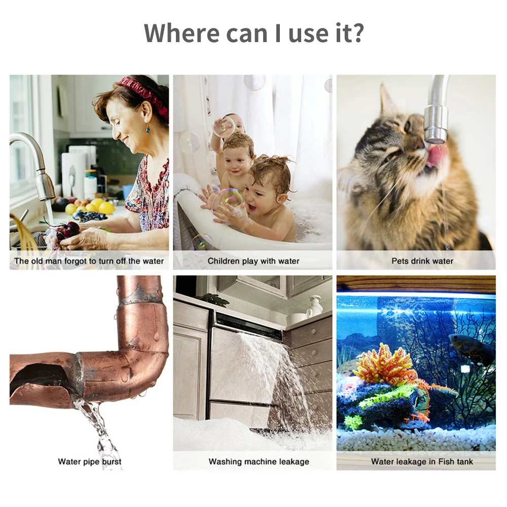 Tuya WiFi Zigbee capteur d'eau - Wifi Water Sensor avis et prix