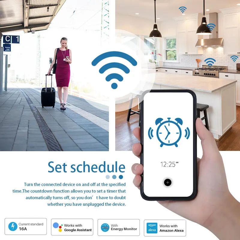 Prise intelligente Wifi 20A EU - Smart Home Energy App avis et prix