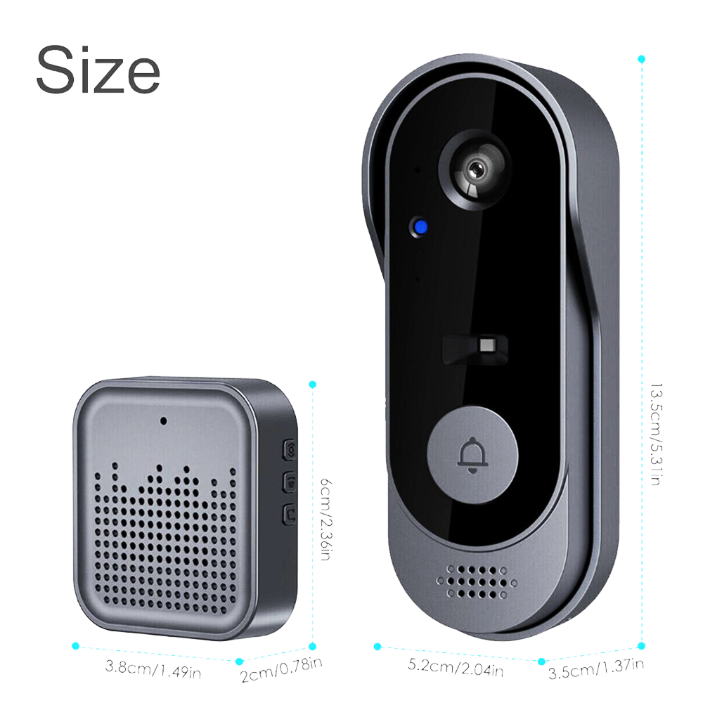 Sonnette Wi-Fi Tuya APP à gran - Wifi Doorbell Camera avis et prix