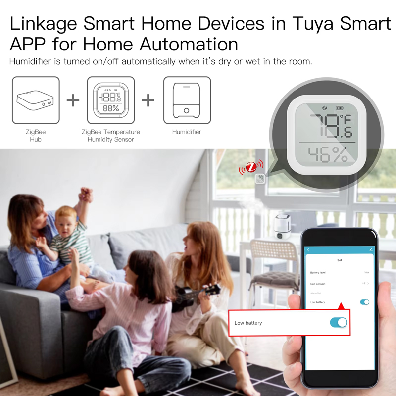 Capteur de température et d'hu - Smart Home Living avis et prix