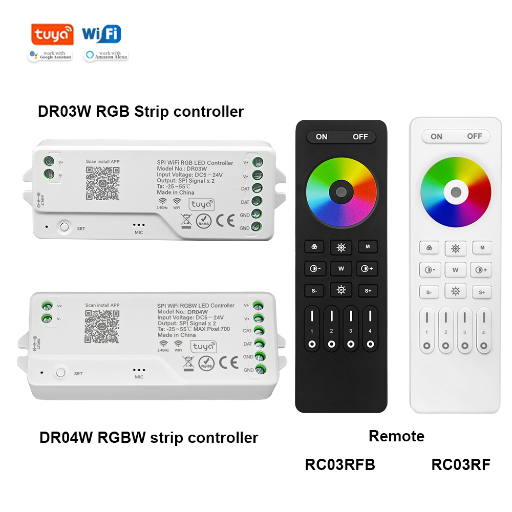 Contrôleur LED WiFi Tuya DR03W - Wifi Led Dimmer avis et prix