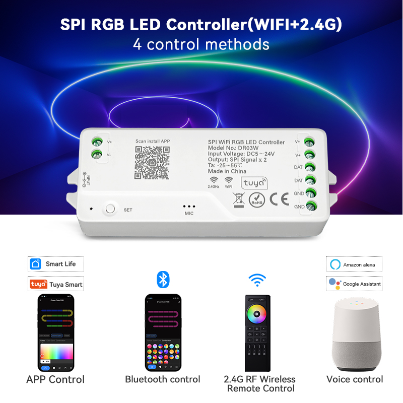 Contrôleur LED WiFi Tuya DR03W - Wifi Led Dimmer avis et prix