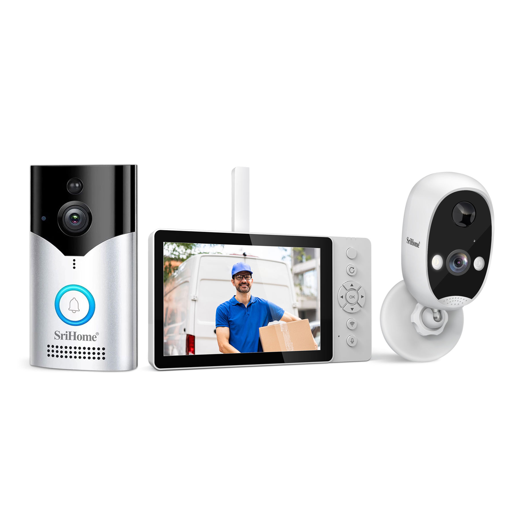 Srihome SH054+DH008 4MP 1400P  - Wifi Doorbell Camera avis et prix