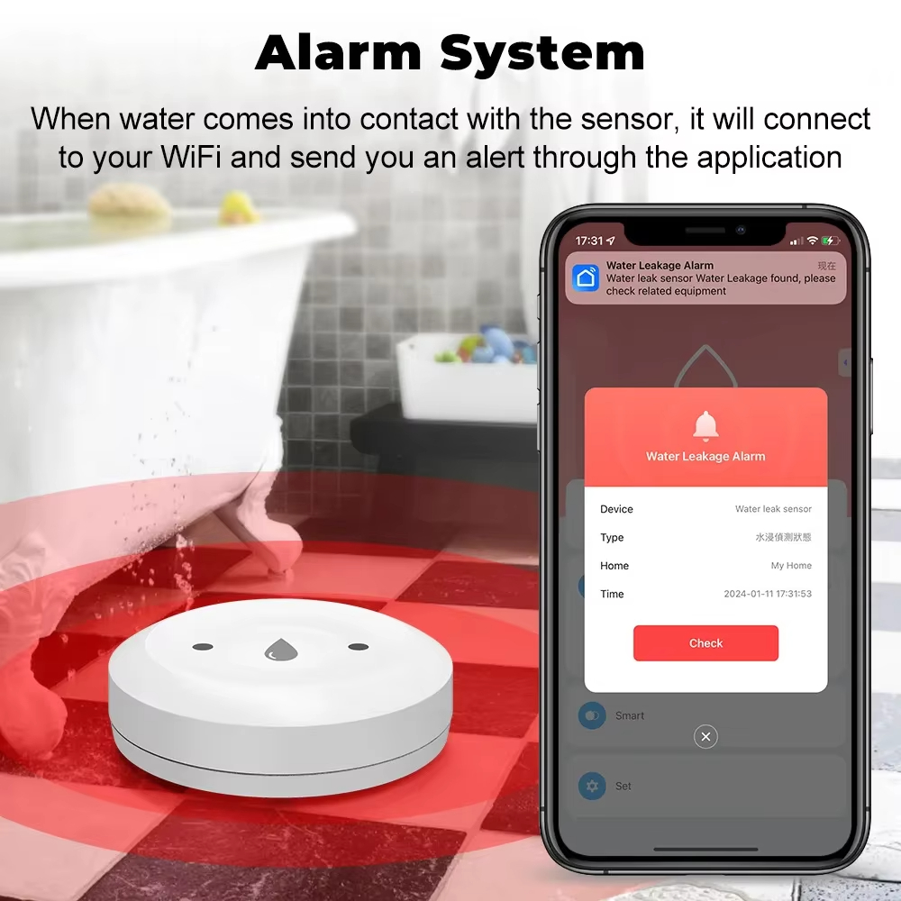 Détecteur de fuite d'eau intel - Smart Home Setup avis et prix