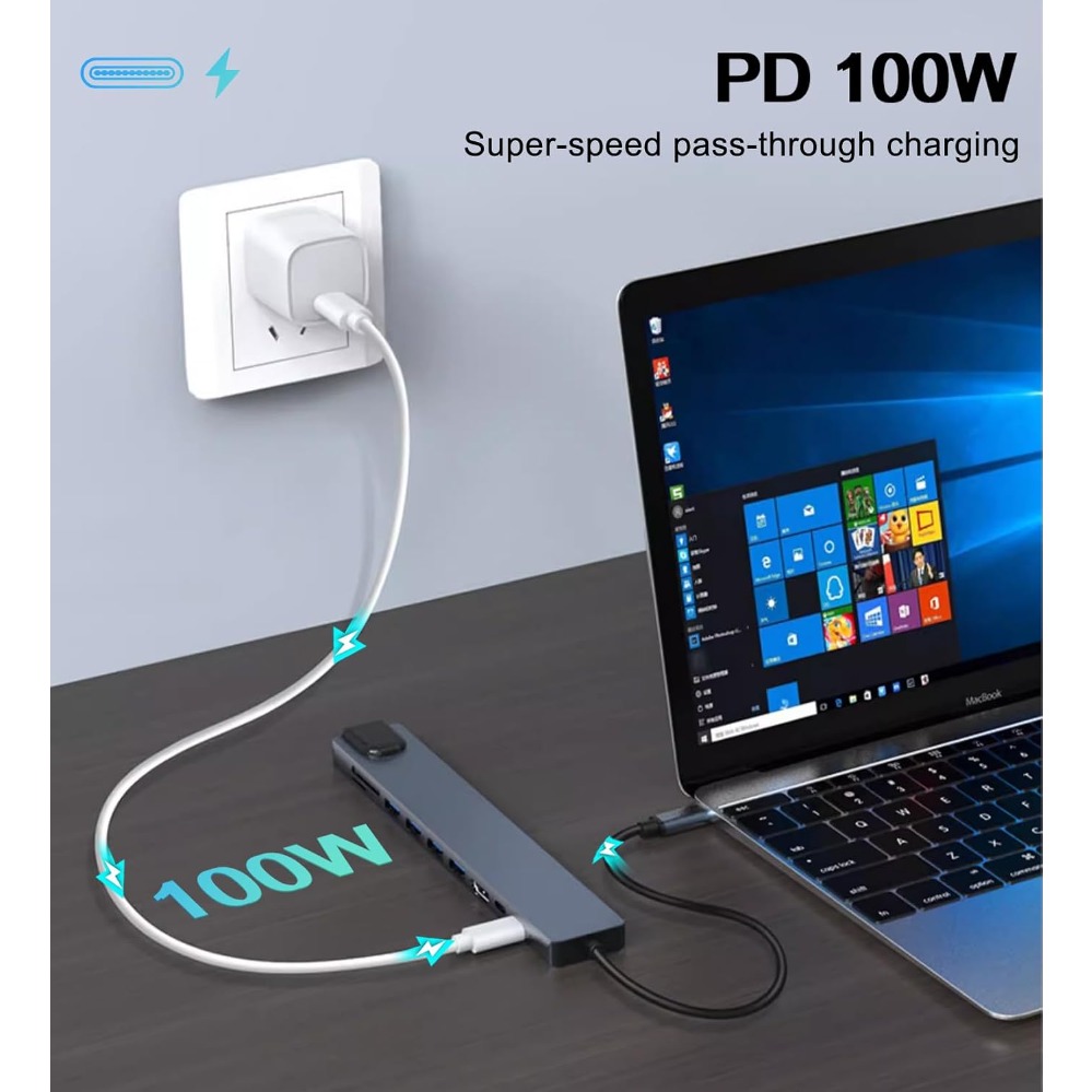 Hub USB C 8 en 1/2, 7 en 1/2,  - Smart Home Hub 2 avis et prix