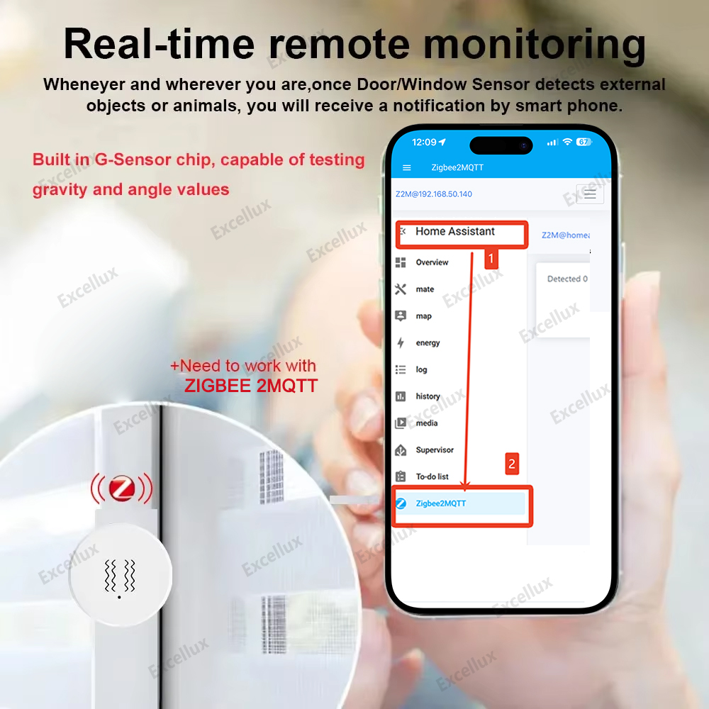 Zigbee 3.0 capteur de vibratio - Smart Home Setup avis et prix