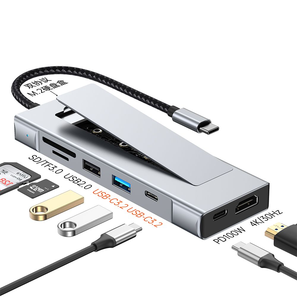 Hub multiport Type-C 8-en-1 av - Smart Home Hub 2 avis et prix
